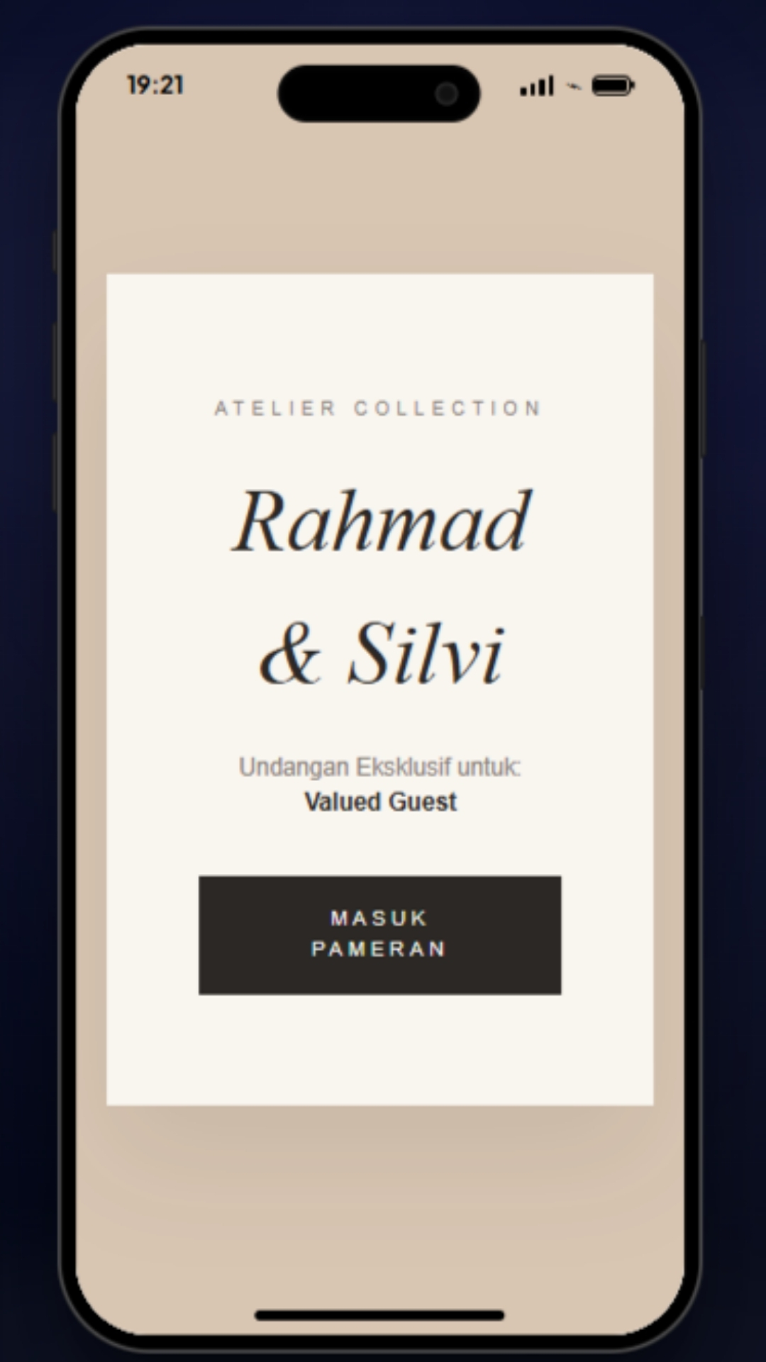 CHAMPAGNE ATELIER THEME